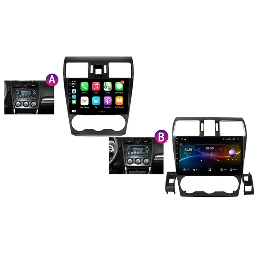 Android 14 For Subaru Forester 4 SJ 2016 - 2018 Car Radio Multimedia Player Navigation CarPlay Android Auto 4G GPS Touch Screen