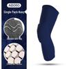 Honeycomb EVA Basketball Knee Pads with Silicone Anti-Slip, Shock Absorption, and Breathable Lycra.