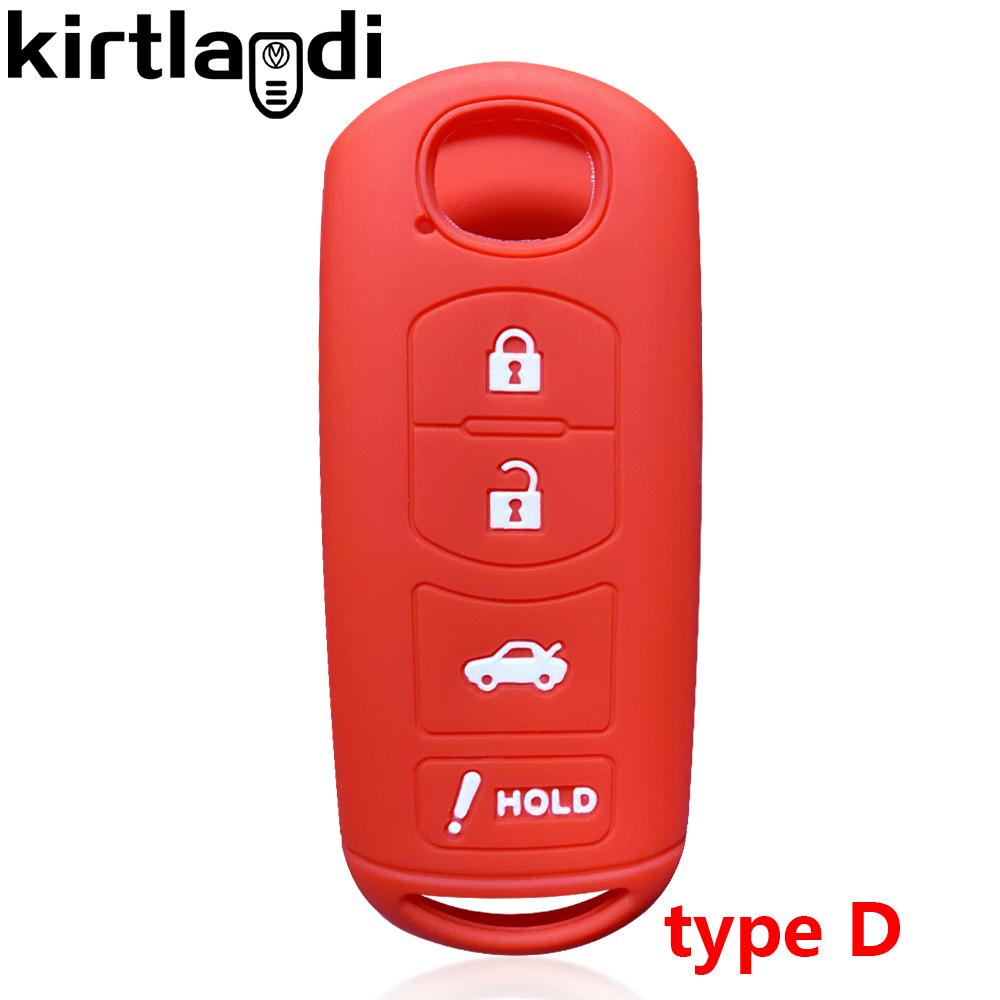 

Силиконовый чехол-накладка для ключа автомобиля для Mazda 2 5 3 6 CX-3 CX-5 CX-7 CX-8 CX-9 Mazda3 Mazda6 Sch5 Demio X5 Держатель 3 4 кнопки пульт