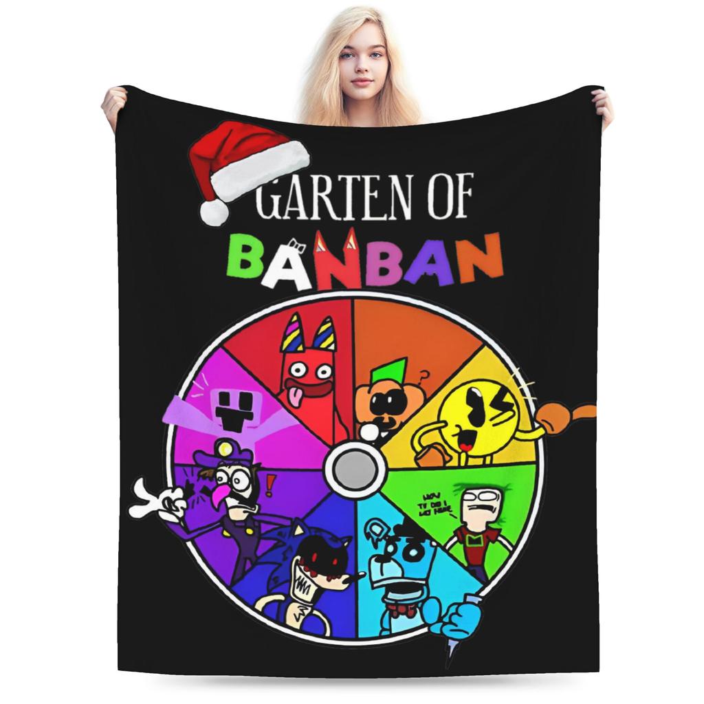 Bittergiggle Garten Of Banban Blanket Gaming Flannel Throw Blanket Summer Air Conditioning Printed Soft Warm Bedspreads