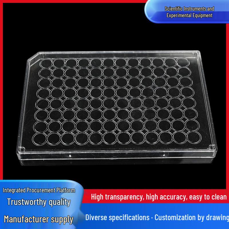 Laboratory Consumables: Plastic Petri Dishes & Multi-Specification Culture Plates 96 wells flat bottom (individual package)