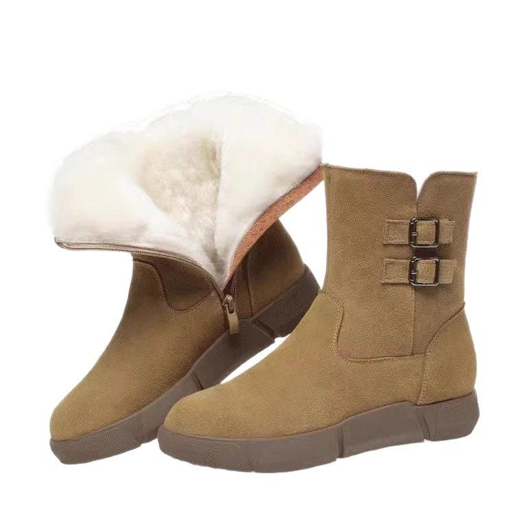 Snow boots new winter velvet thickened autumn and winter snow boots warm cotton shoes