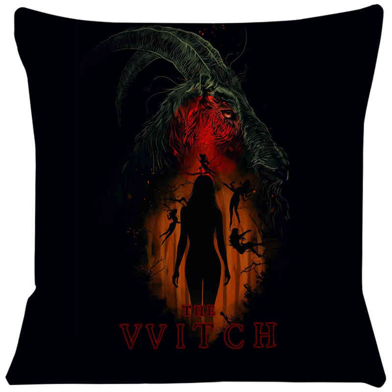 Чехол на подушку Ведьма Рождественский чехол на подушку Подушка для стульев Декоративные подушки для дивана Плед SJ376 45cmx45cm