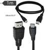 1M HDMI to Micro USB Cable Adapter Male Data Charging Cord Converter Connector