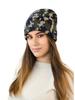 Ventura Winter Camo Beanie Hat Navy Blue