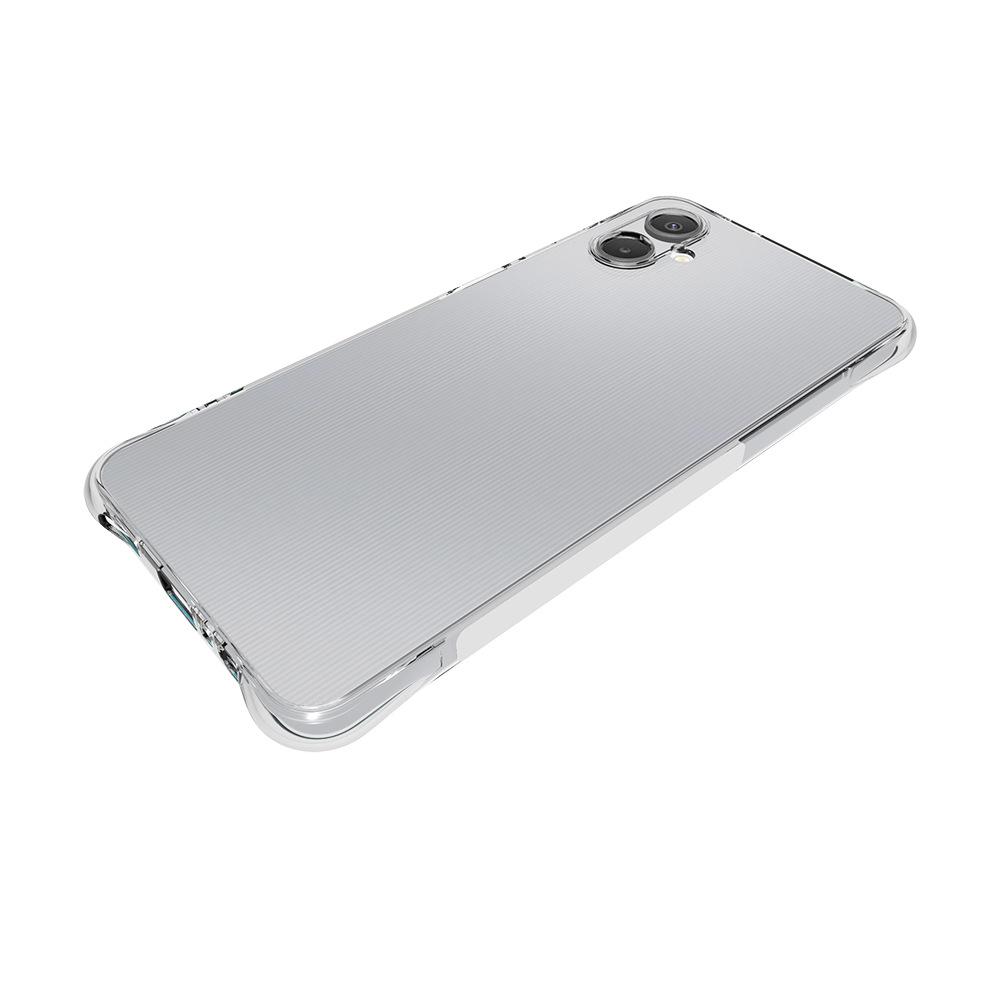 For Samsung Galaxy A06 5G Case WANLONFENG WL Series 2.0mm TPU Phone Cover with Tempered Glass Film