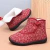 Processing Customized Old Beijing Cotton Shoes Women's Winter Velvet Grandma Shoes Middle-aged and Elderly Thickened Warm Mother Cotton