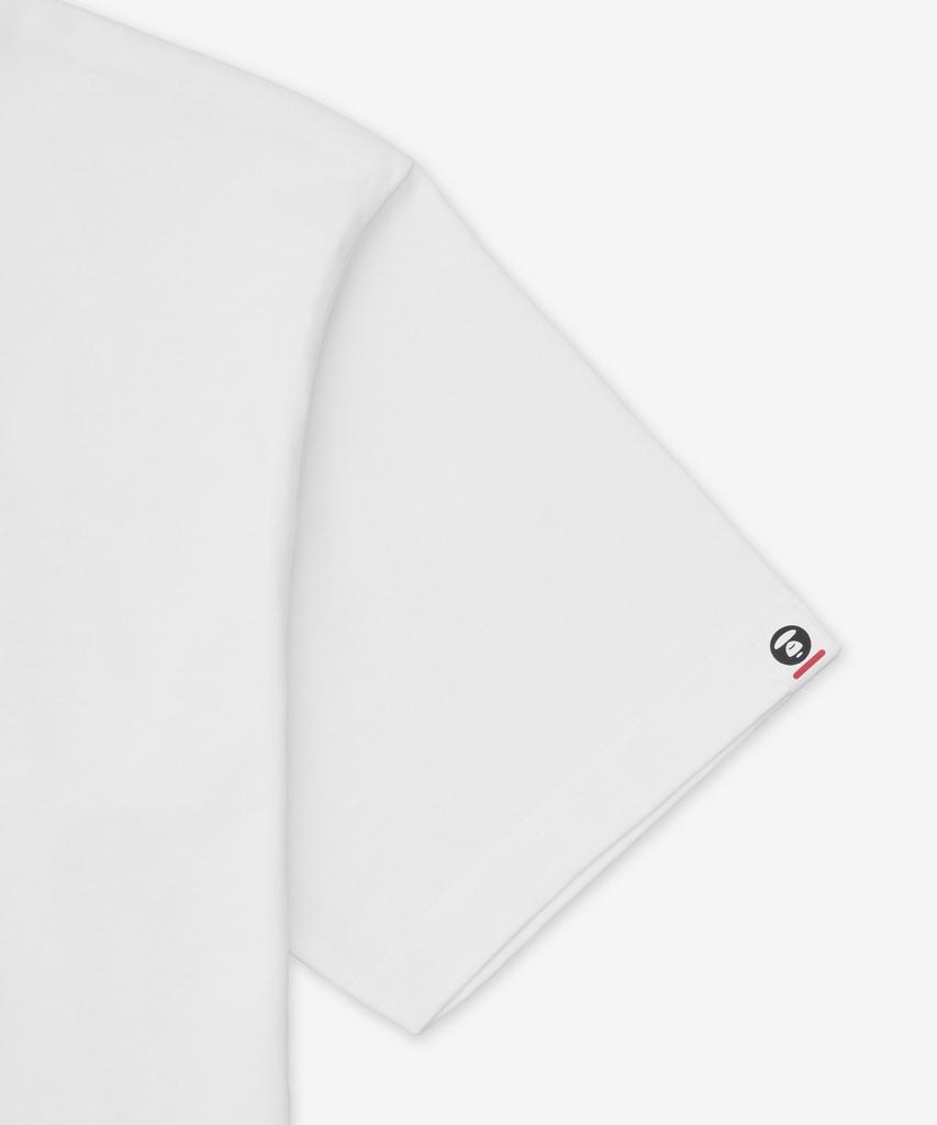 Eipeu Moonface Heart Small Logo Short Sleeve T-Shirt - White / Aaptem1807Xxqwhx