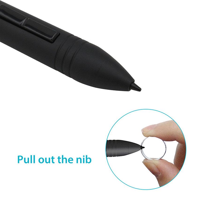 P80 Digitální pero Dobíjecí Pro Grafický kreslicí tablet Huion Bezdrátové USB Černé