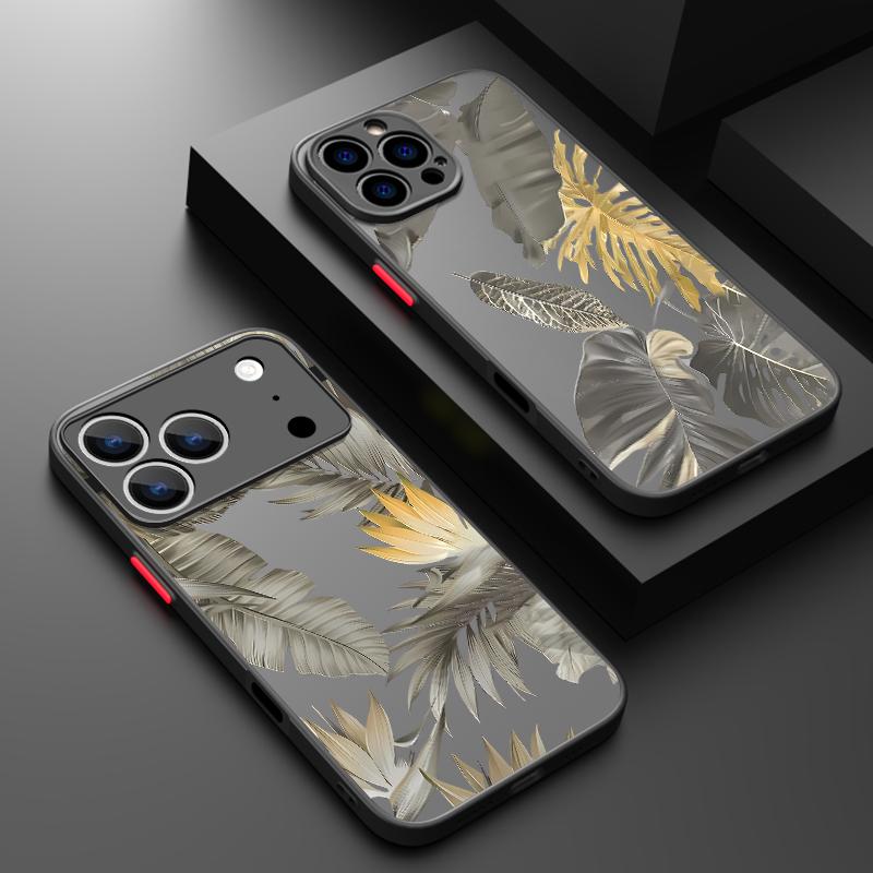 Shockproof Matte Phone Case For iPhone 17 Air 16e 16 15 14 Pro Max 13 16 17 Pro Max 17 Grey Butterfly Pattern Hard PC Back Cover