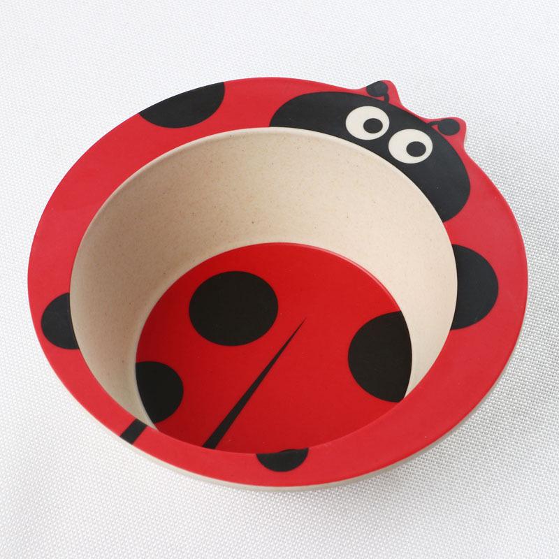 

Eco-Friendly Bamboo Fiber Children s Bowl - Cartoon Design for Meals & Snacks