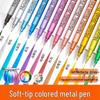 Soft-Tip Metallic Pens: Gold & Silver Paint, Craft, Graffiti, and Signature Markers