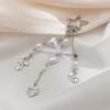 Small Fresh, Sweet And Cool Strawberry Bow Keychain, Creative Flower Star Love-Shaped Jewelry