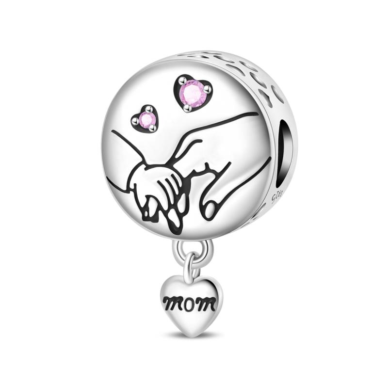 Přívěsek s korálkem Charm Měděná světluška Láska Srdce Kočky Psi Slunečnice Charm Pro náramek Ženy DIY Šperk Dárek