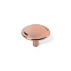 Blister Pack with 2 Round Zamak Furniture Knobs with Matt Rose Gold Finish Mod.774 Ø35mm Rei.