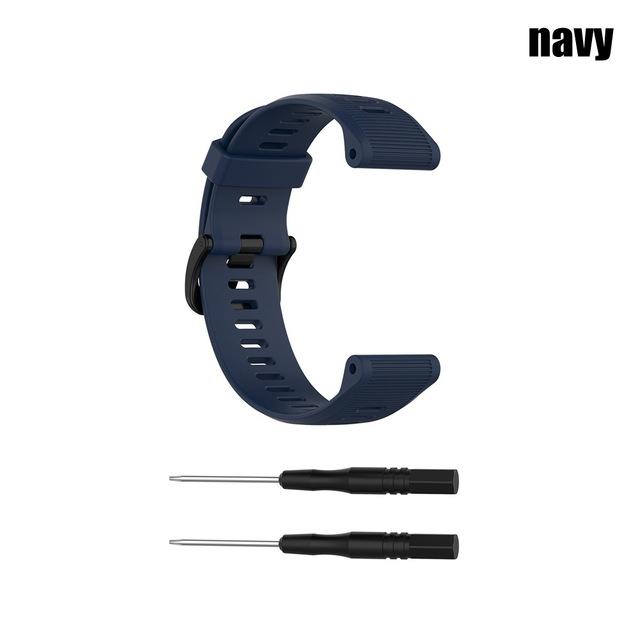 

Ремешок для смарт-часов Garmin Forerunner 945 935, браслет для часов 22 мм, силиконовый ремешок для часов Garmin fenix 7 5 6 Pro, браслет Correa For Forerunner 935 тёмно-синий