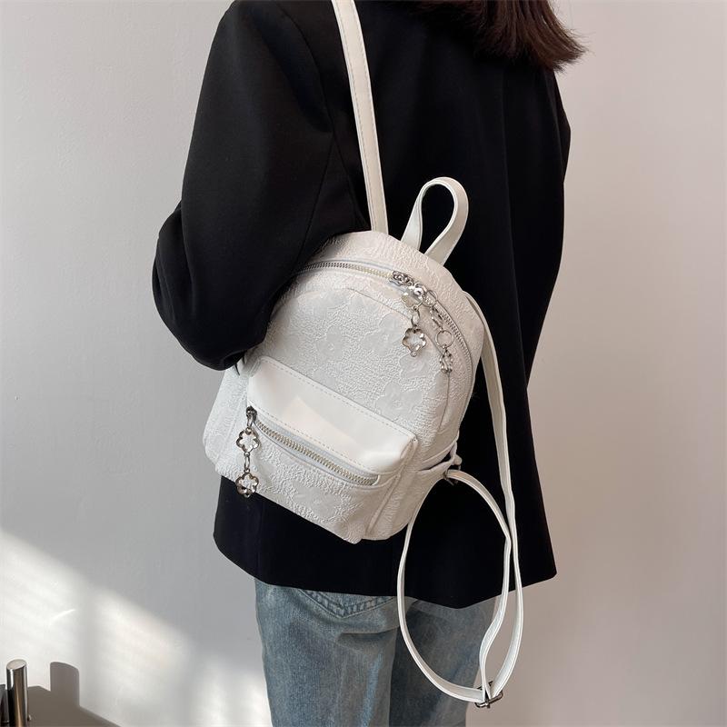 Small Bag Women's Bag Summer Fresh New Trendy Fashion Women's Backpack Casual Lightweight Travel Bag Small Backpack