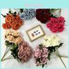 Romantic Rose Home Decor Wedding Table Centerpiece Faux Flowers For Interior Design