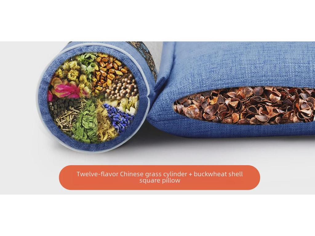 Multifunctional Heated Neck Pillow with Herbal Filling