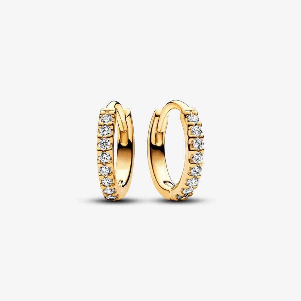 Sparkling Heart Hoop Earrings 925 Silver Heart Earring Glitter Zircon Large Circle Earrings Women Fine Jewelry Present