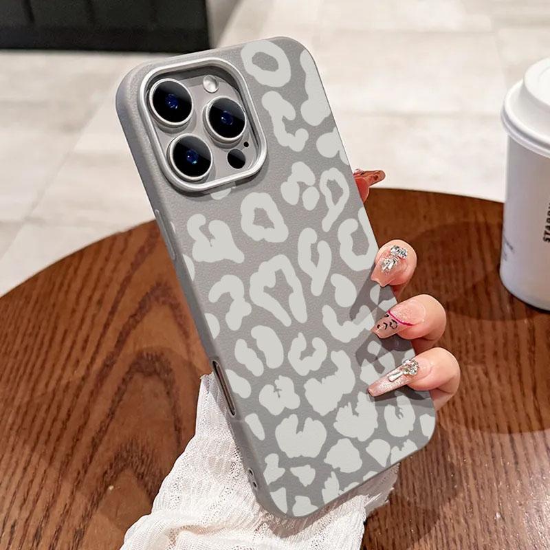 

Leopard Print Lichee Pattern Case For Samsung Galaxy A25 A24 A16 A36 A56 A55 A53 A52 A54 A35 S25 Ultra S24 FE S23 Plus S22 Cover Galaxy A13 4G