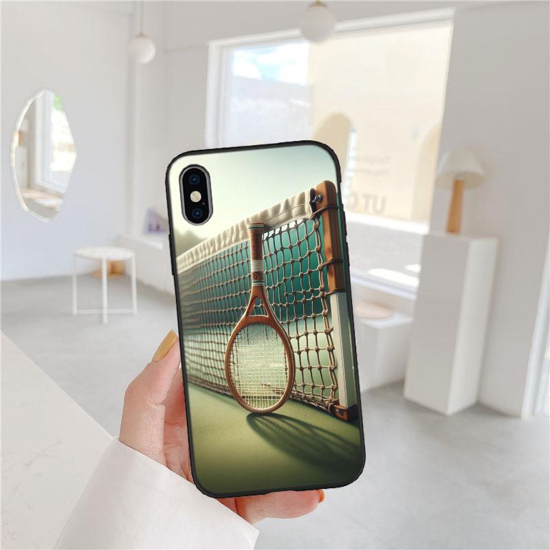 FM48 Tennis Sports Soft Shell Phone Case for Redmi Note 8 9 Pro Max 9S 9T 9C NFC 8T 8A 10A A4