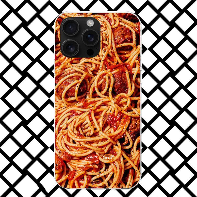 French Fries Burger Pizza Phone Case for iPhone 17 Air 16 16E 15 14 Plus 13 Mini 12 11 Pro Max 7 8 + SE 2020 Soft Cover Fundas 1