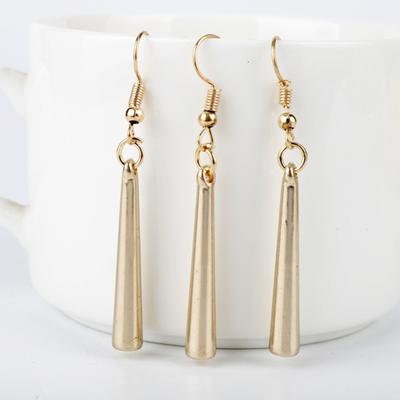 Women Hanging Earrings Solid Color Simple Long-lasting Lady Hook Earrings Jewelry