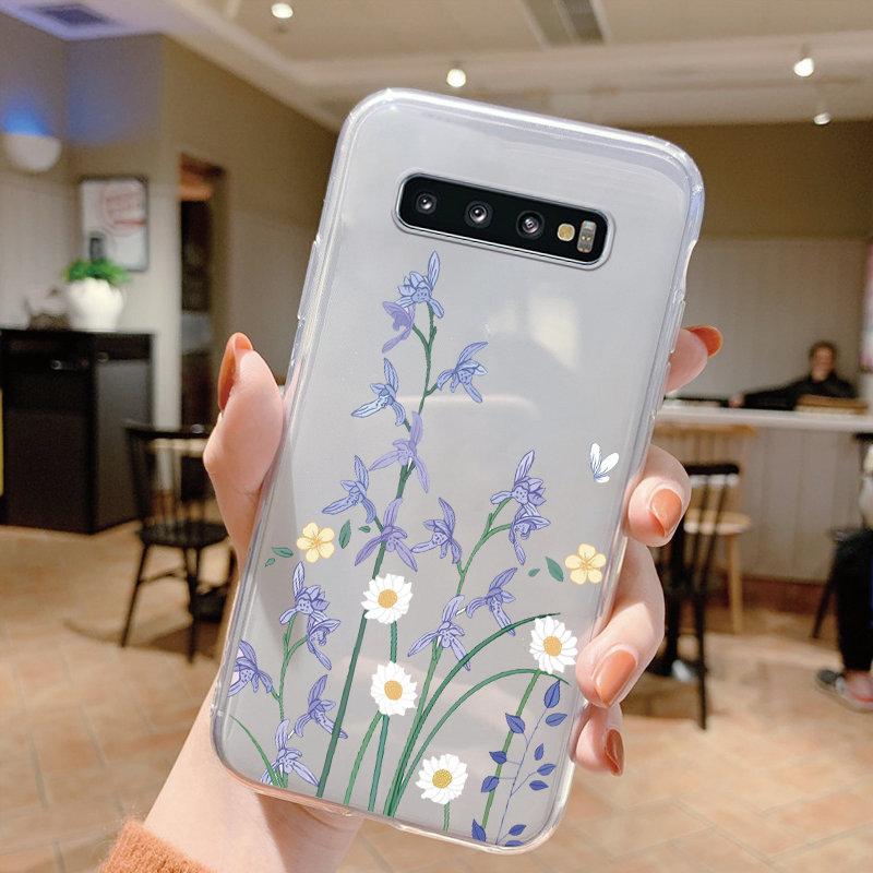 Clear Case For Samsung Galaxy S10 S10E S 10 Plus S9 S20 FE S20 10 Plus Lite Leopard Soft TPU Shell Silicone for Samsung S10+