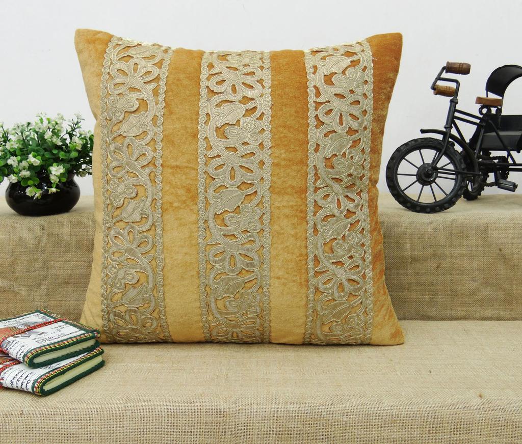 Velvet Beige Pillow Sham Cushion Cover Home Bed Decor Throw Case Choose Size