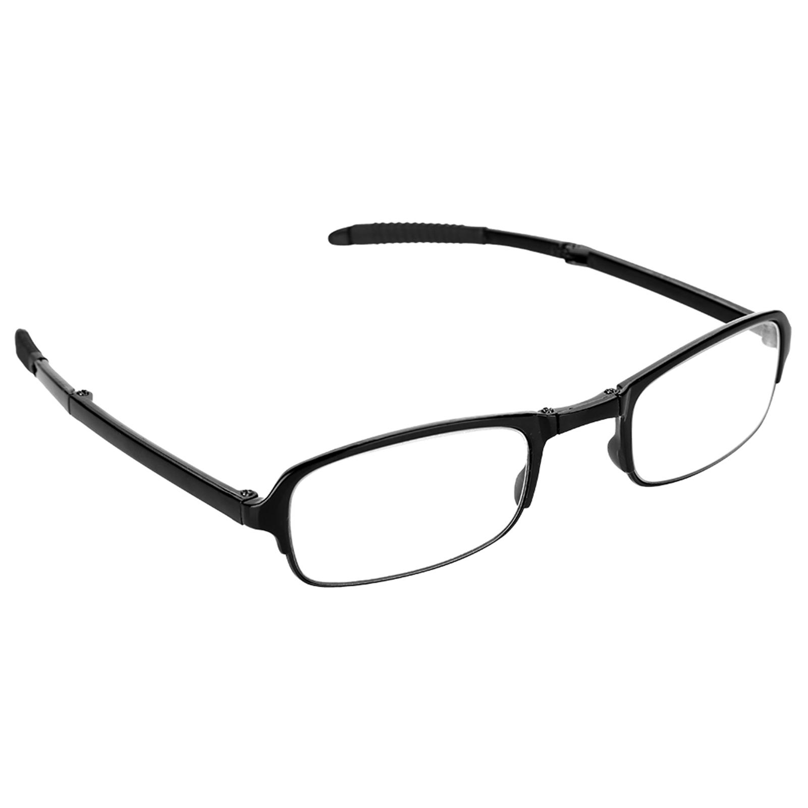 

Унисекс портативные легкие складные ультратонкие черные очки для чтения пресбиопические (3,5) 2.5