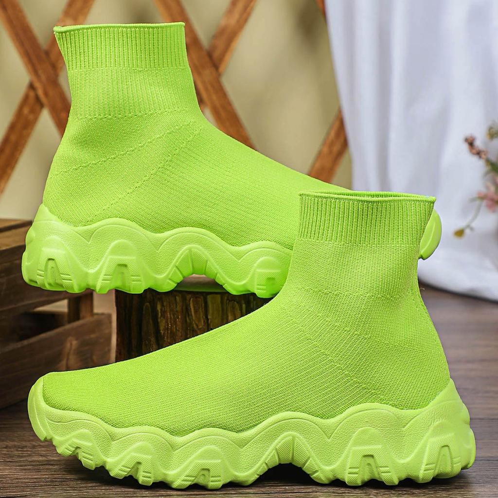 Neue atmungsaktive Socken Schuhe mit Fliegenwebung, lässige Sportschuhe, Outdoor, trendige Paarschuhe