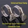 4-6 Point Adjustable Pipe Hose Clamp for Water and Gas Pipes