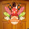 Xiyin Thanksgiving Decoration Door Number Turkey Pendant Holiday Atmosphere Door Listing Customization