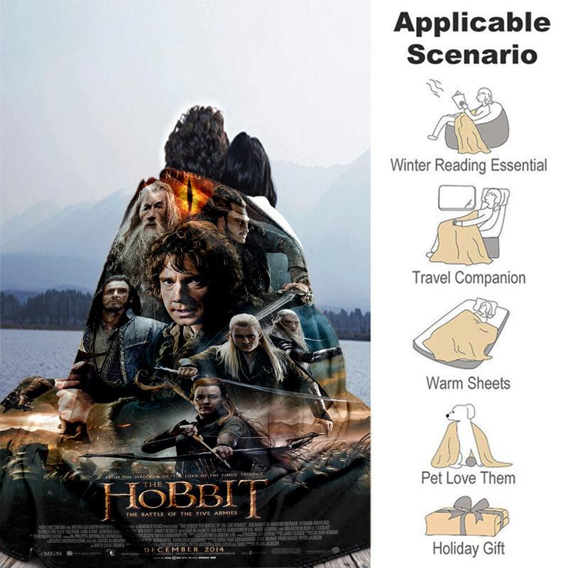 The Hobbit: The Battle of Five Armies Poster PrintPrint Blanket, Soft Blanket For Sofa Office Bed And Travelling Daughter Birthday Gift esj3
