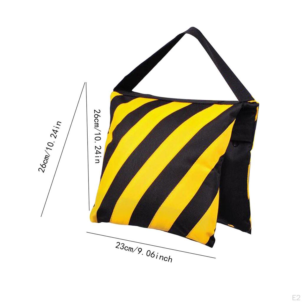 Weight Bag Sand with Zipper for Photography Video Equipments Saddlebag Light Stand Patio