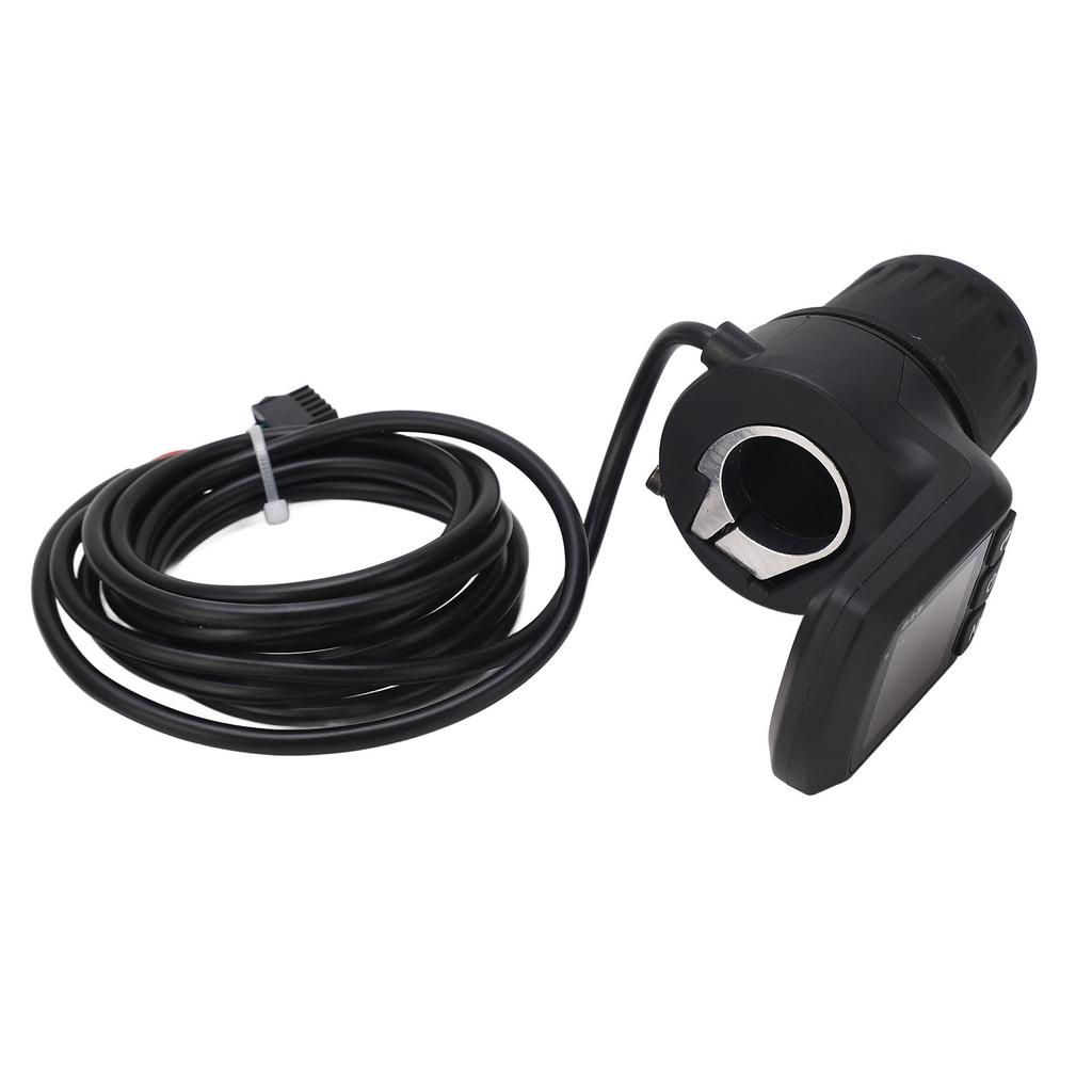 Electric Bike Meter Kit ABS LCD Display Panel Half Handle Grip and 5P Common Wire 24V 36V 48V 60V