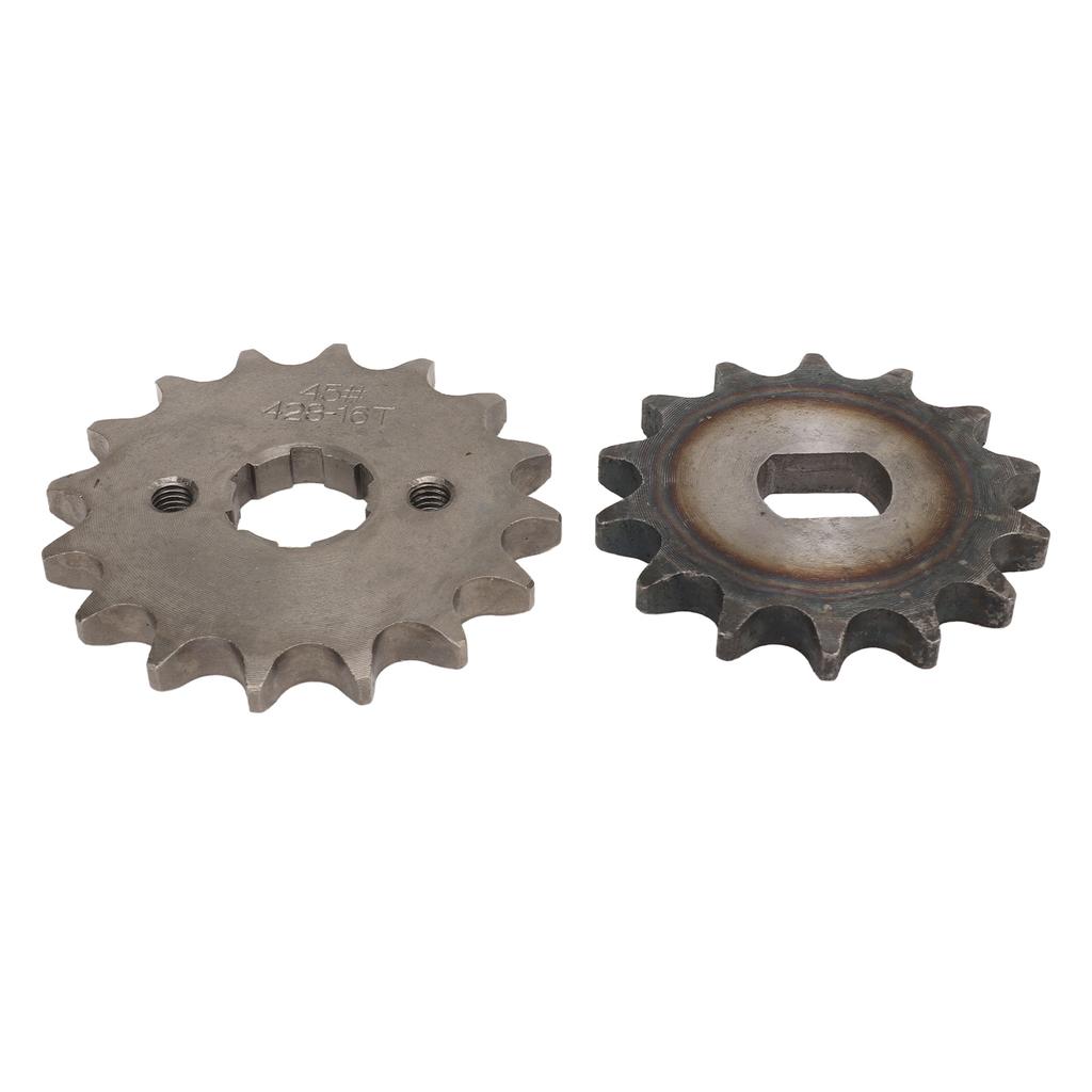 428 16T 20mm Sprocket Carbon Steel 14T 12X17mm H Hole Sprocket Carbon Steel  for Engine