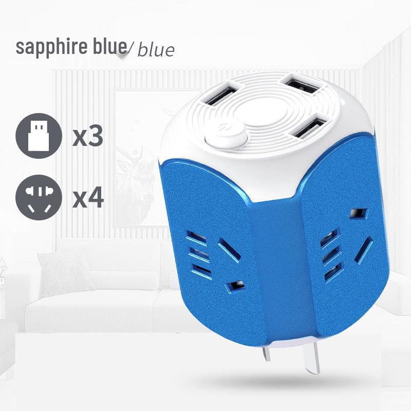 Szybka ładowarka USB kostka konwerter: Wielofunkcyjna Mini Listwa Zasilająca i Adapter Wtyczki