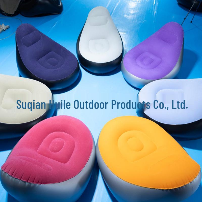 Inflatable Sofa with Footrest – Versatile Outdoor and Indoor Folding Chair for Leisure and Camping
