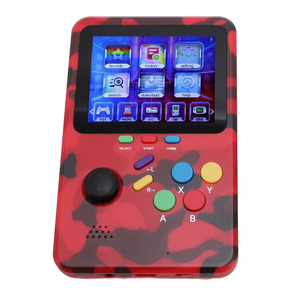 Handheld Game Console 2.8 Inch Screen 480x320 Open Source Game Player 1500mAh Battery Support 10 Emu