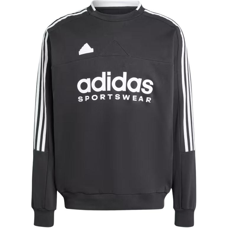 

Adidas Sportswear House Of Tiro Comfortable Versatile Fashion Long Sleeve Sweatshirt Men Sweatshirt Black White IW0172 S