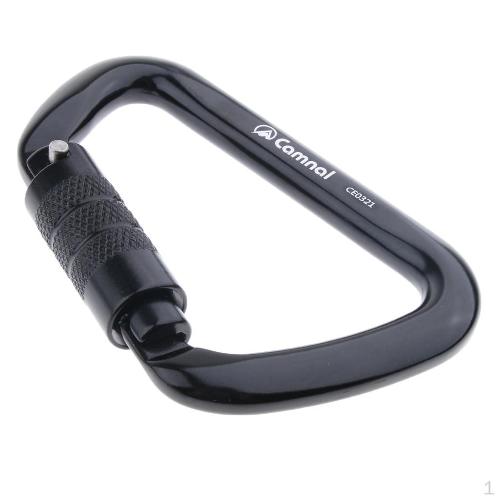 28KN Screw Locking Carabiner Climbing Equipment