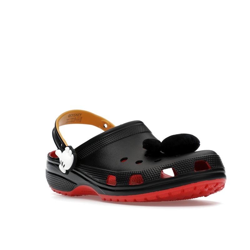 Unisex Crocs Mickey Mouse Classic Clog Black Red Yellow White Shoes 209895-8C1