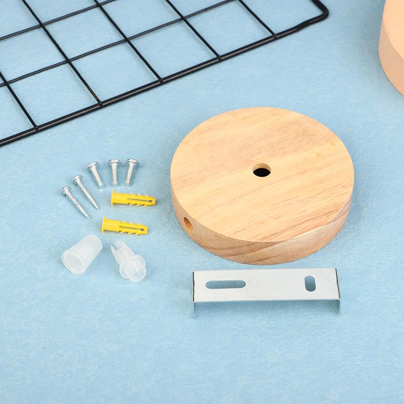 

10 см Деревянный комплект для светового навеса Деревянные основания для ламп Потолочная панель Шасси светильников Аксессуары для освещения Винтажная люстра Потолочная пластина