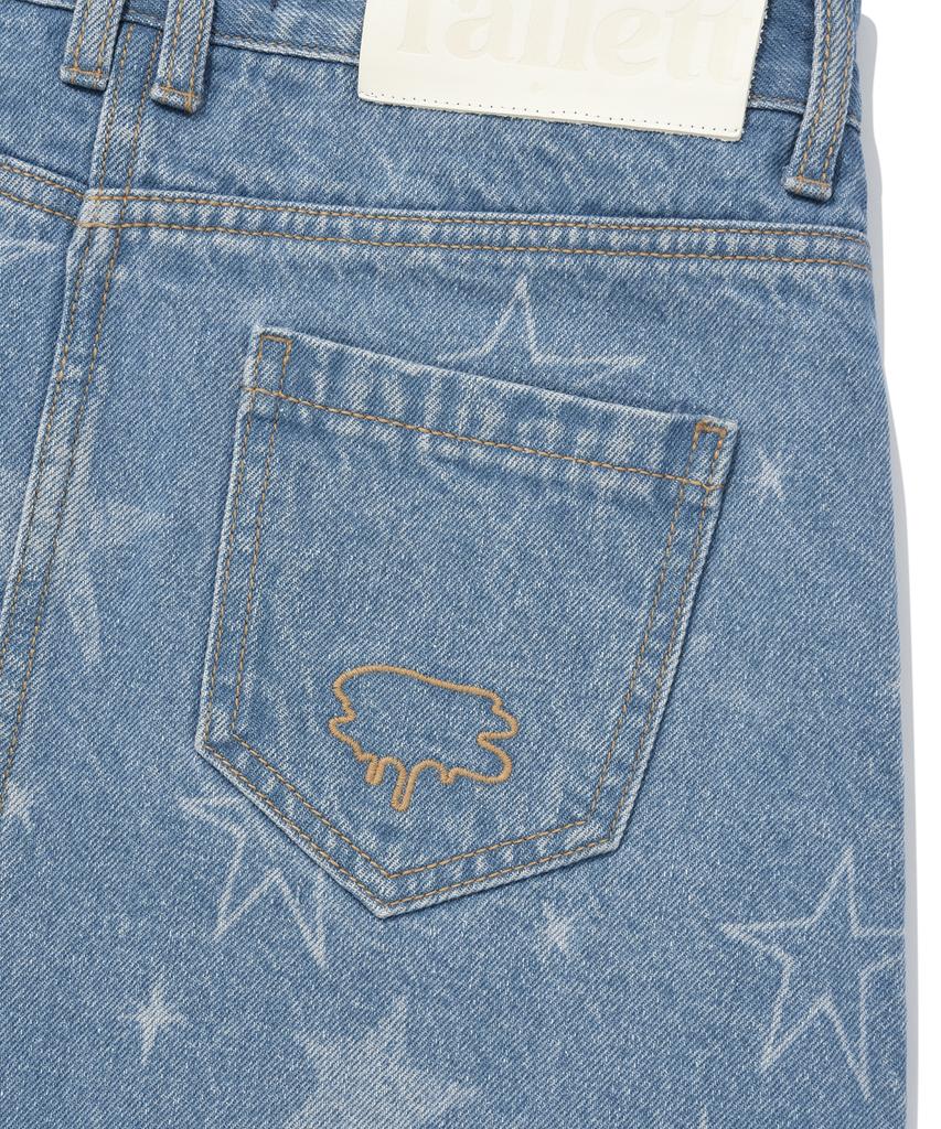 Pallet Stella Denim Skirt Blue