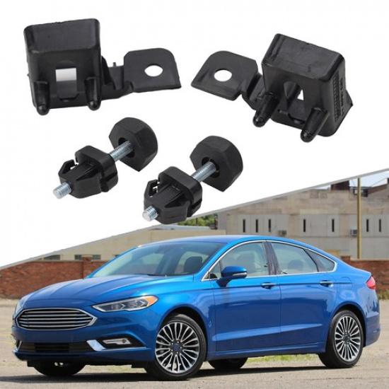 Black Mount Brackets for Ford For Fusion 1719 Headlight Assembly Set of 1