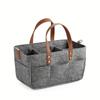 Felt Diaper Bag Storage Bag Portable Trolley Handbag Hangable Storage Bag Storage Basket Mommy Bag 1pcs