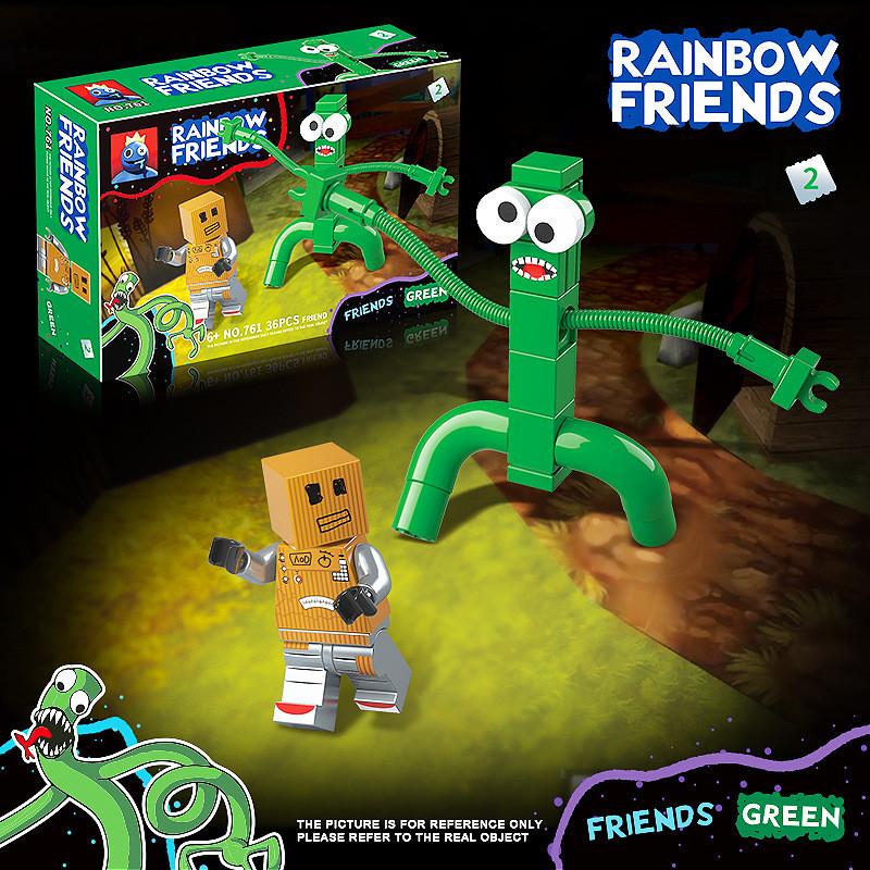 Roblox Rainbow Friends Monster Game Character Building Block 8pcs Set Kid Toy For Children And Gift