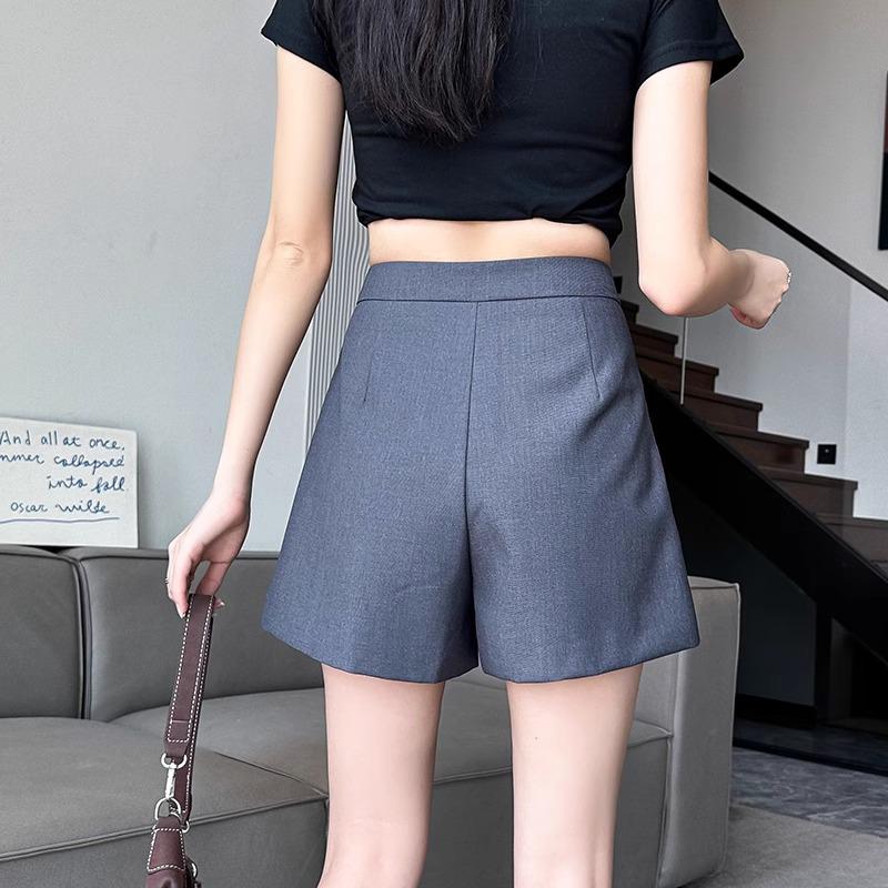 Women's Irregular Pleated High Waist A-Line Midi Skort - Summer 2025 Collection